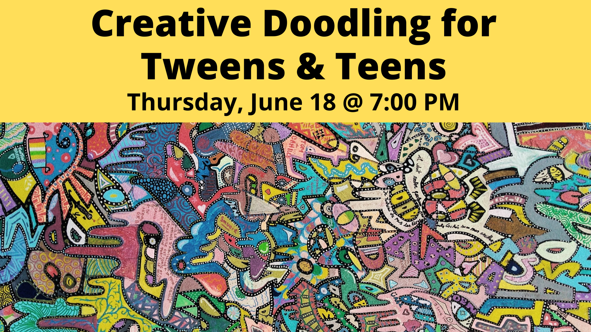 Creative Doodling for Tweens & Teens 